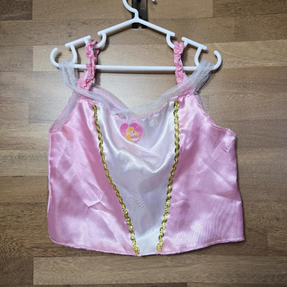 Disney Princess Aurora Sleeping Beauty Costume Set Jakks Pacific Pink Gold 4-6X